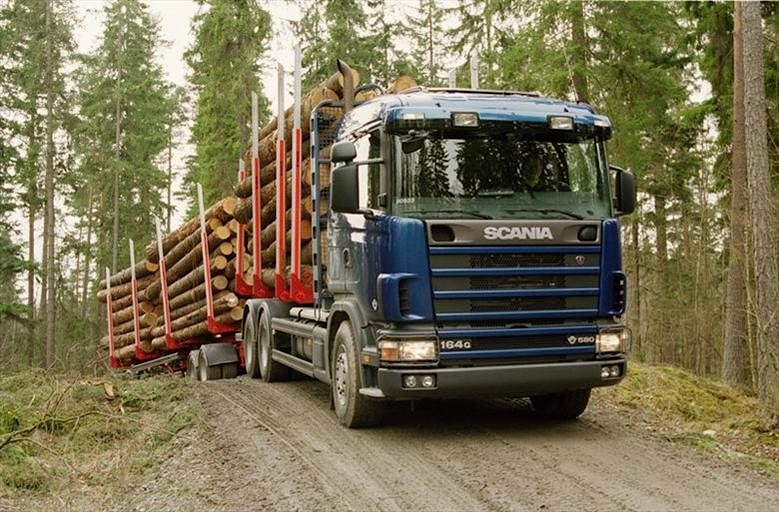 Лесовоз Scania