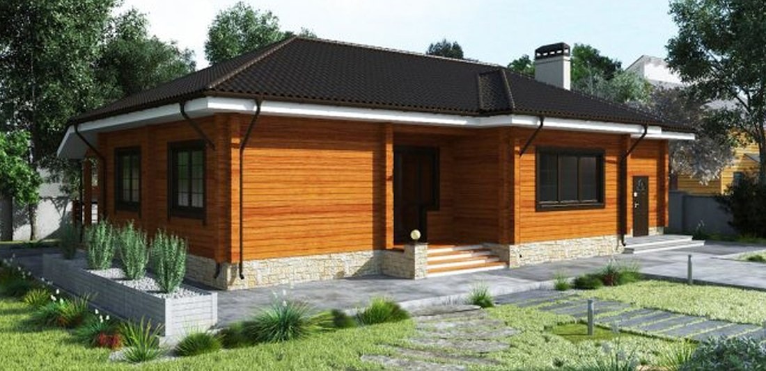 Домокомплект деревянного дома из профилированного бруса