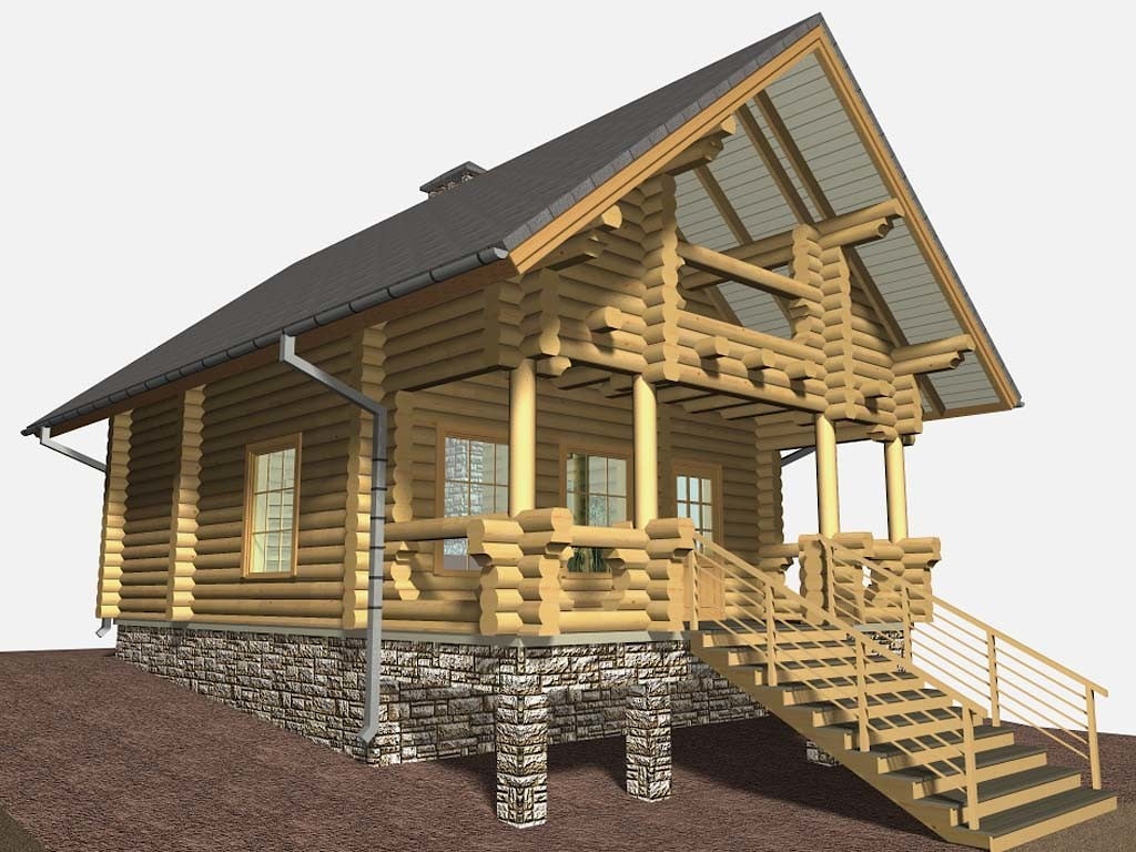 Типовой проект деревянного дома «Экохоум»