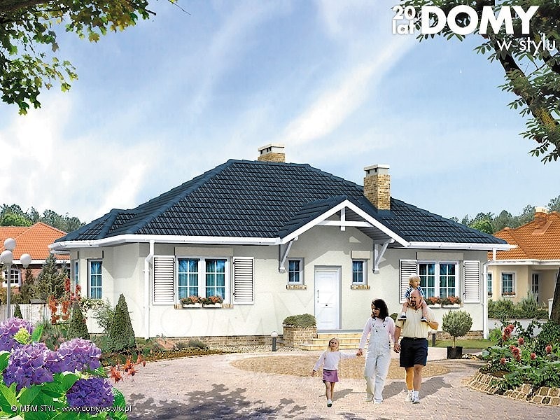 Проект Одноэтажный дом Poemat 105 м2  
