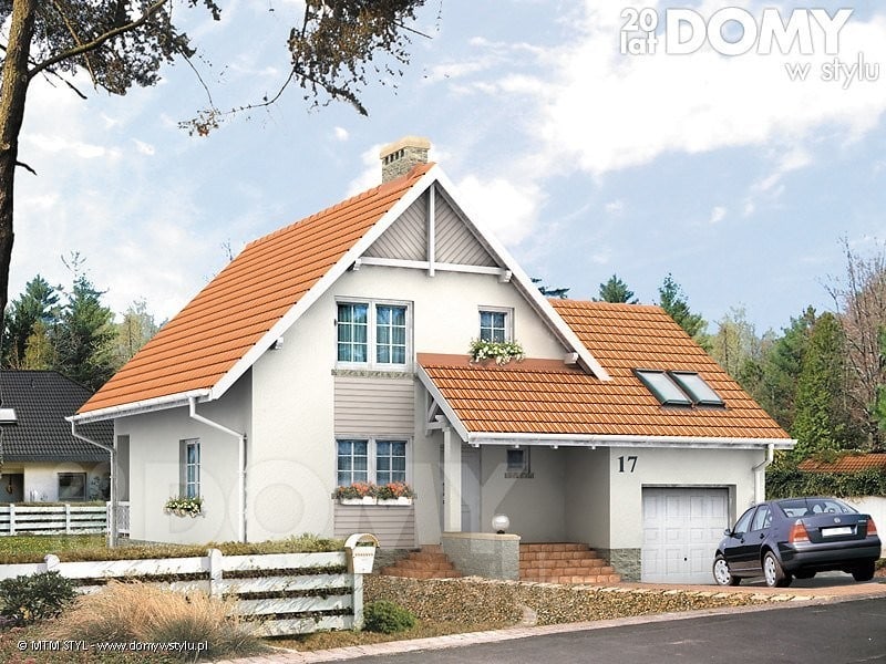 Проект Дом с гаражом Sopran 5 - 130 м2  