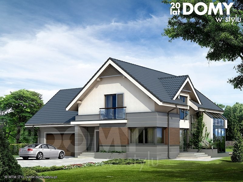 Проект Дом с мансардой Jaspis 3 - 221 м2  