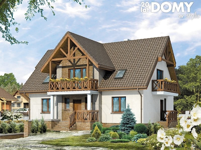 Проект Дом с мансардой Kora 174 м2  