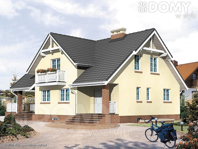 Проект Дом с мансардой Mazurek 4 - 167 м2  
