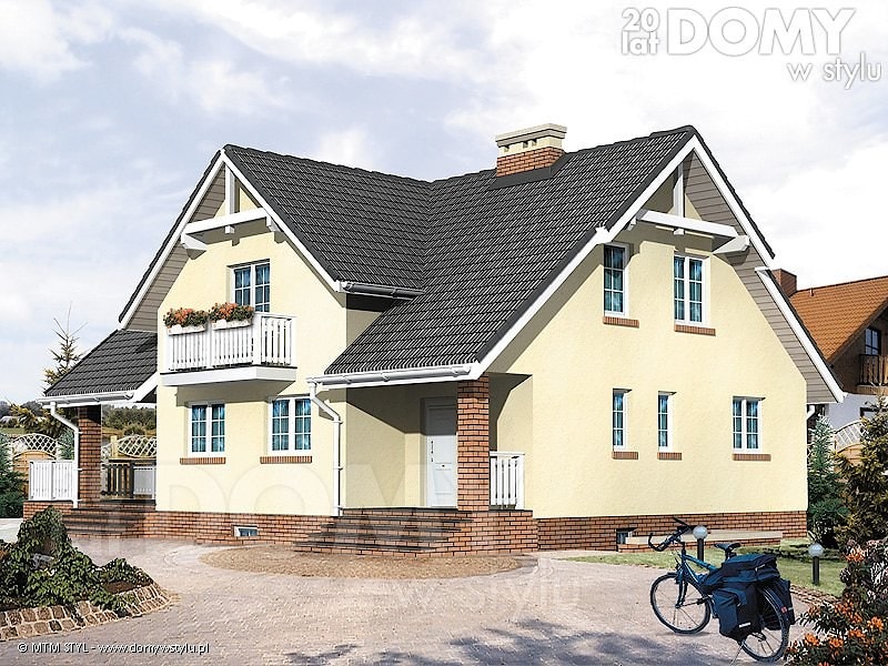 Проект Дом с мансардой Mazurek 4 - 167 м2  