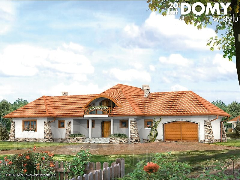 Проект Дом с мансардой Preria 298 м2  
