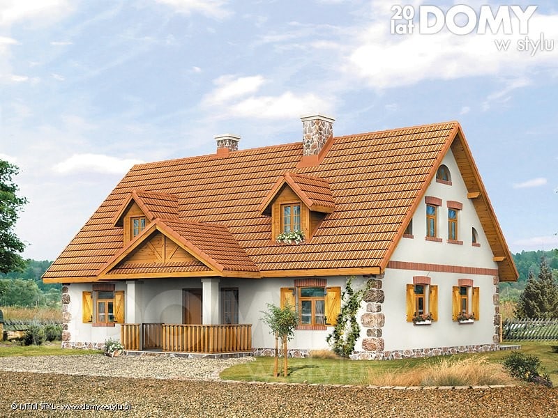 Проект Дом с мансардой Świt 183 м3  