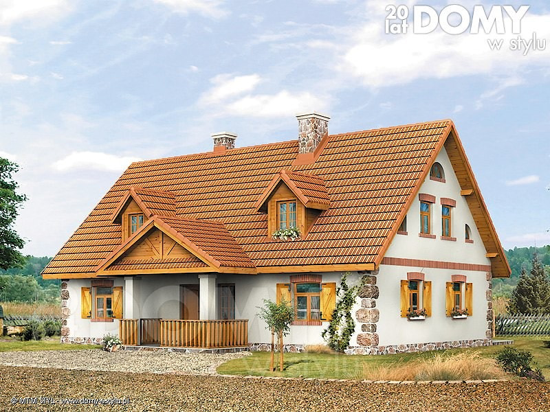 Проект Дом с мансардой Świt 183 м3  