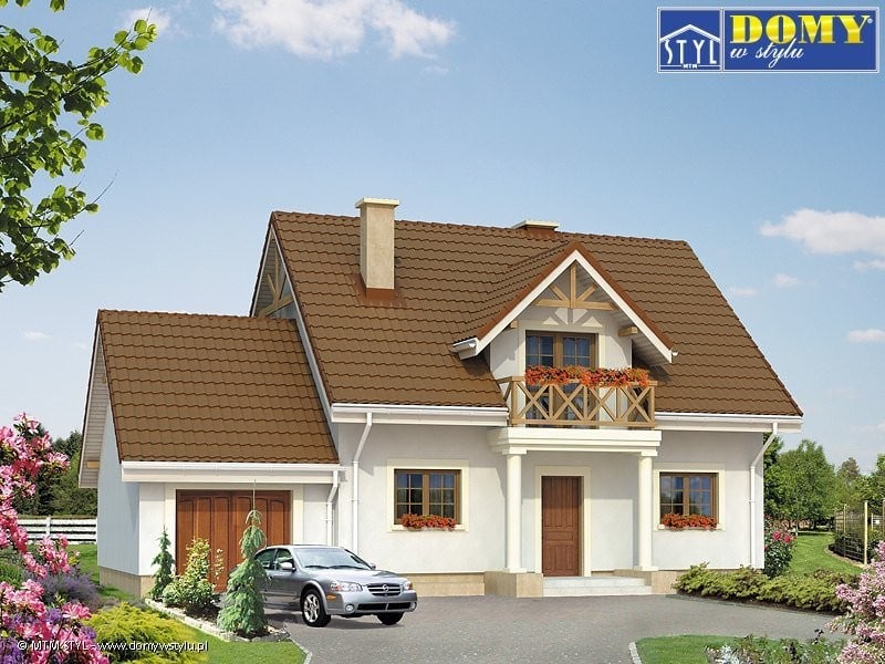 Проект Дом с гаражом Azalia 4 - 121 м2  