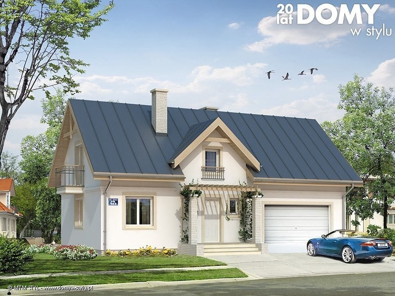 Проект Дом с гаражом Alka 2 - 132 м2  