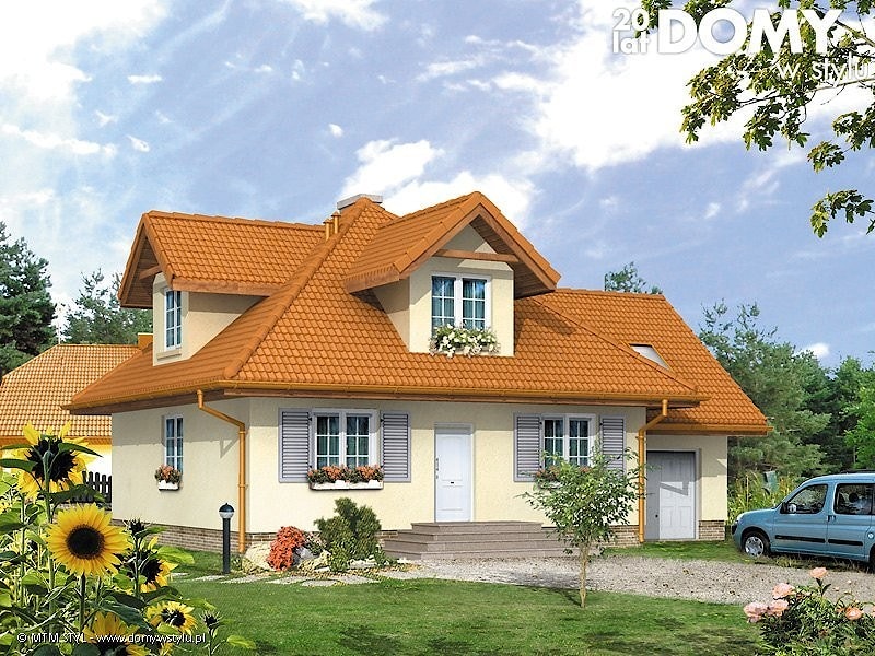 Проект Дом с гаражом Bryza 2 - 122 м2  