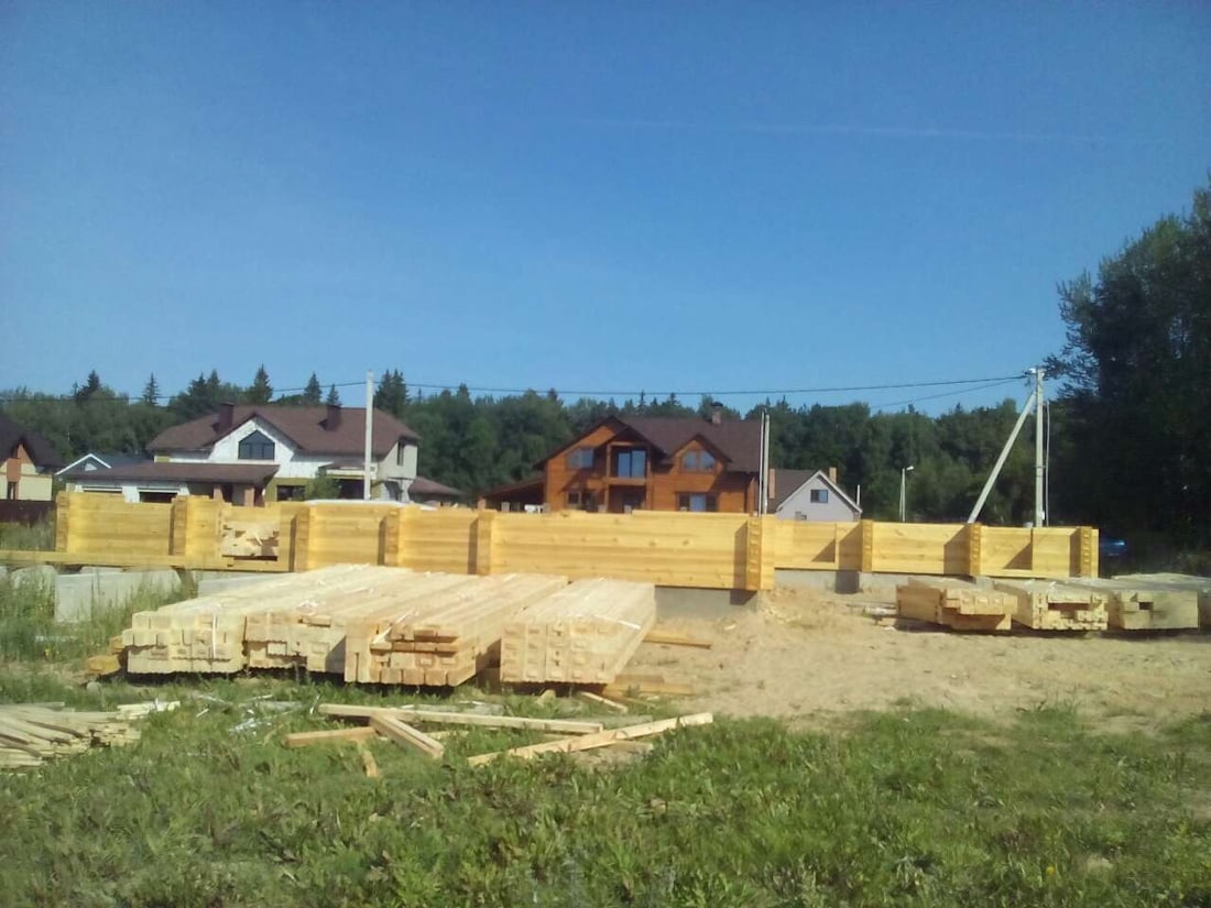 дом из профилированного бруса