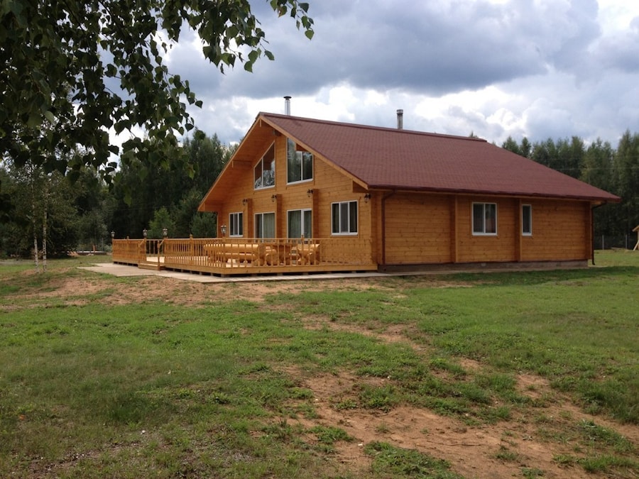 Деревянный дом из клеёного бруса 160 мм, проект "Берёза" 287 м²  