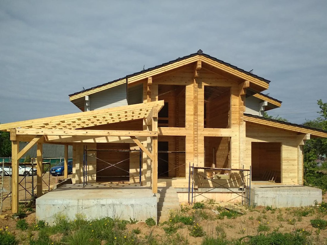Строительство деревянного дома в Белоруссии