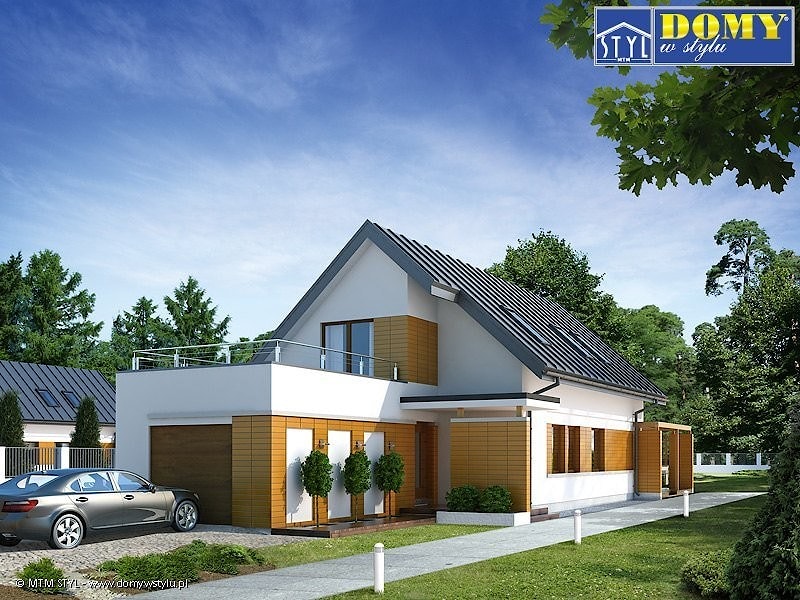 Проект Дом с гаражом Ametyst 137 м2