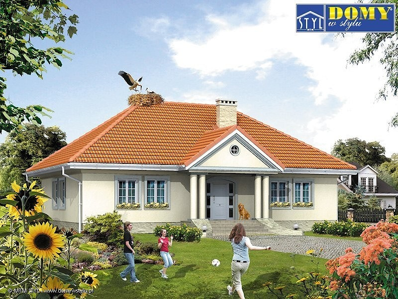 Проект Дом одноэтажный Tercja - 128 м2  