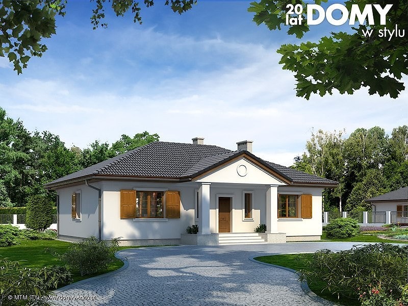 Проект Дом одноэтажный Borówka 2 - 111 м2  