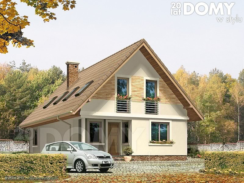 Проект Дом с мансардой Lupus 2 - 132 м2