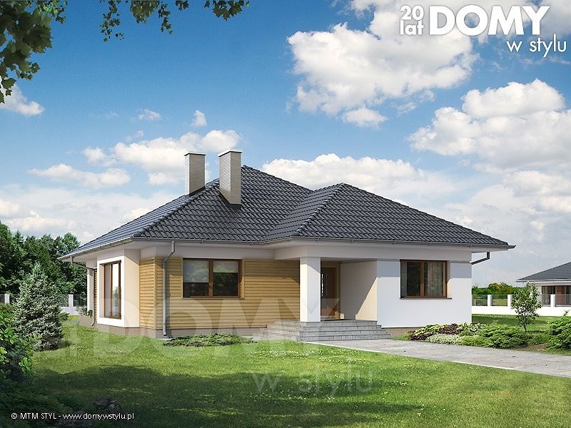 Проект Одноэтажный дом Perła - 126 м2  