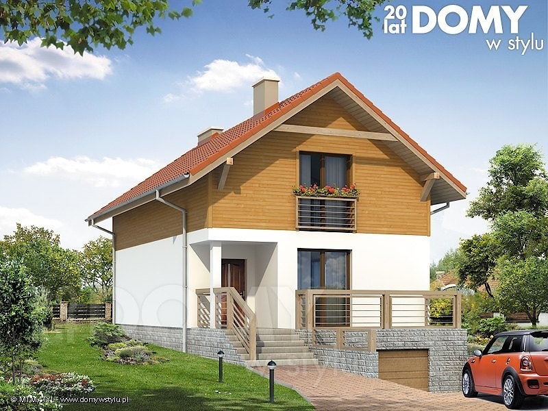 Проект Двухэтажный дом Słonka 108 м2  