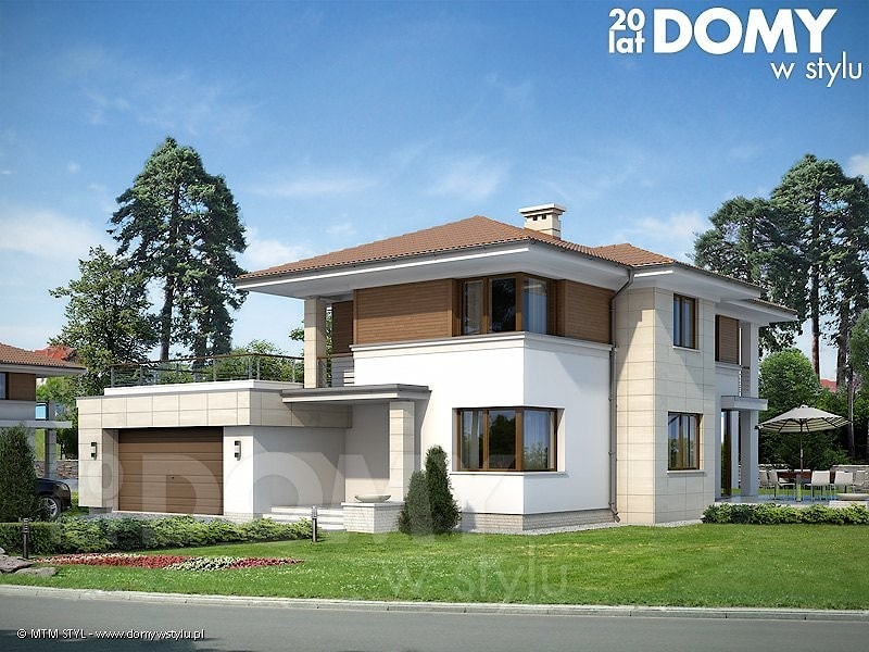 Проект Дом двухэтажный Cyprys 2 - 153 м2  