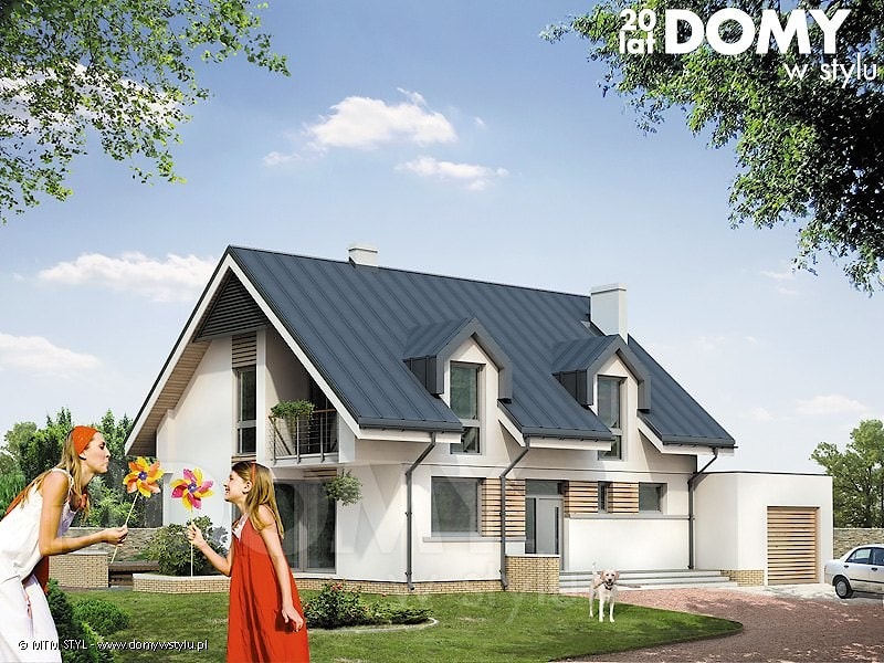 Проект Дом с гаражом Kwarc 147 м2