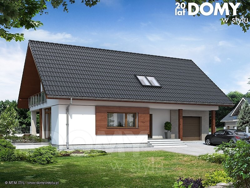 Проект Дом с гаражом Storczyk 156 м2  